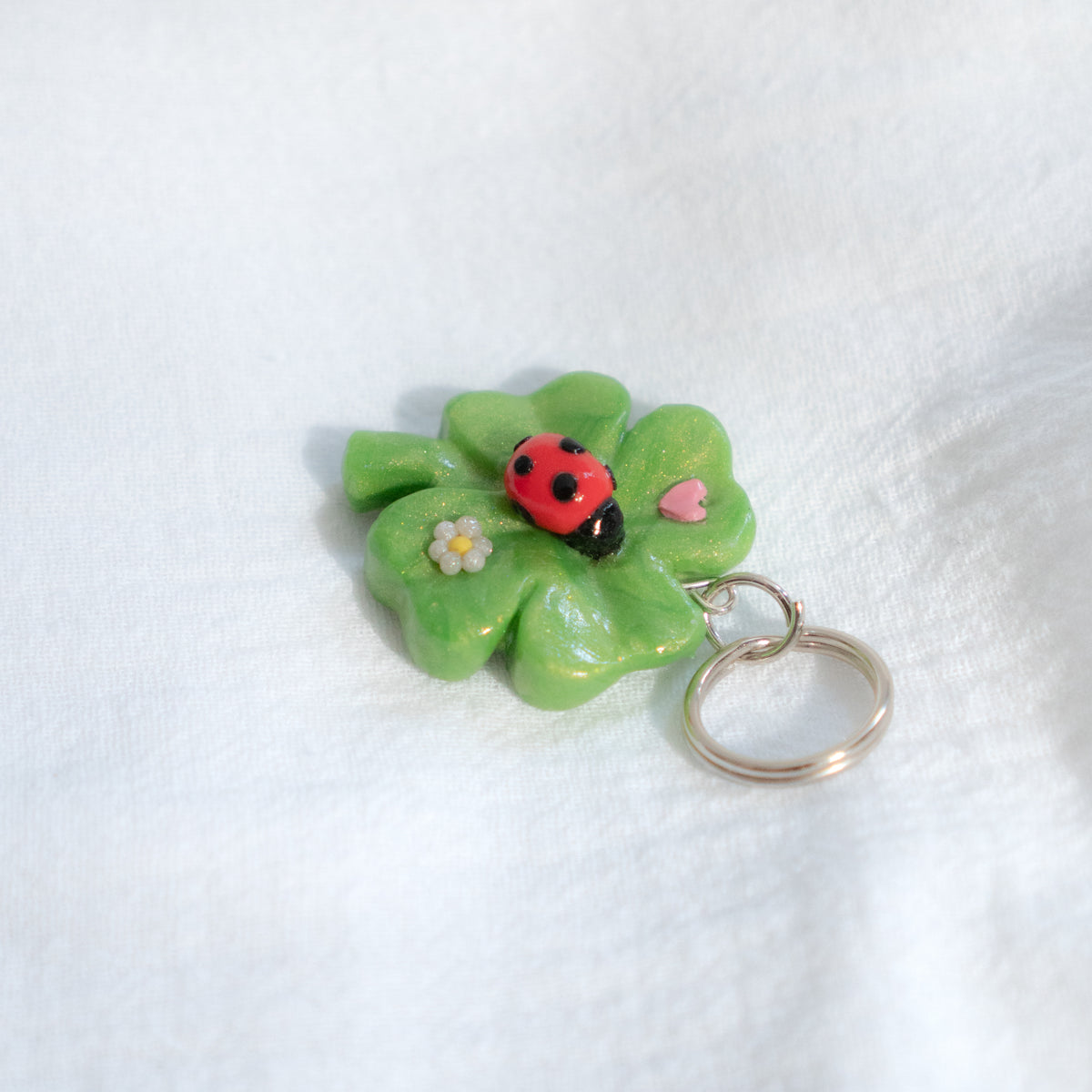 Clover Leaf Keychain