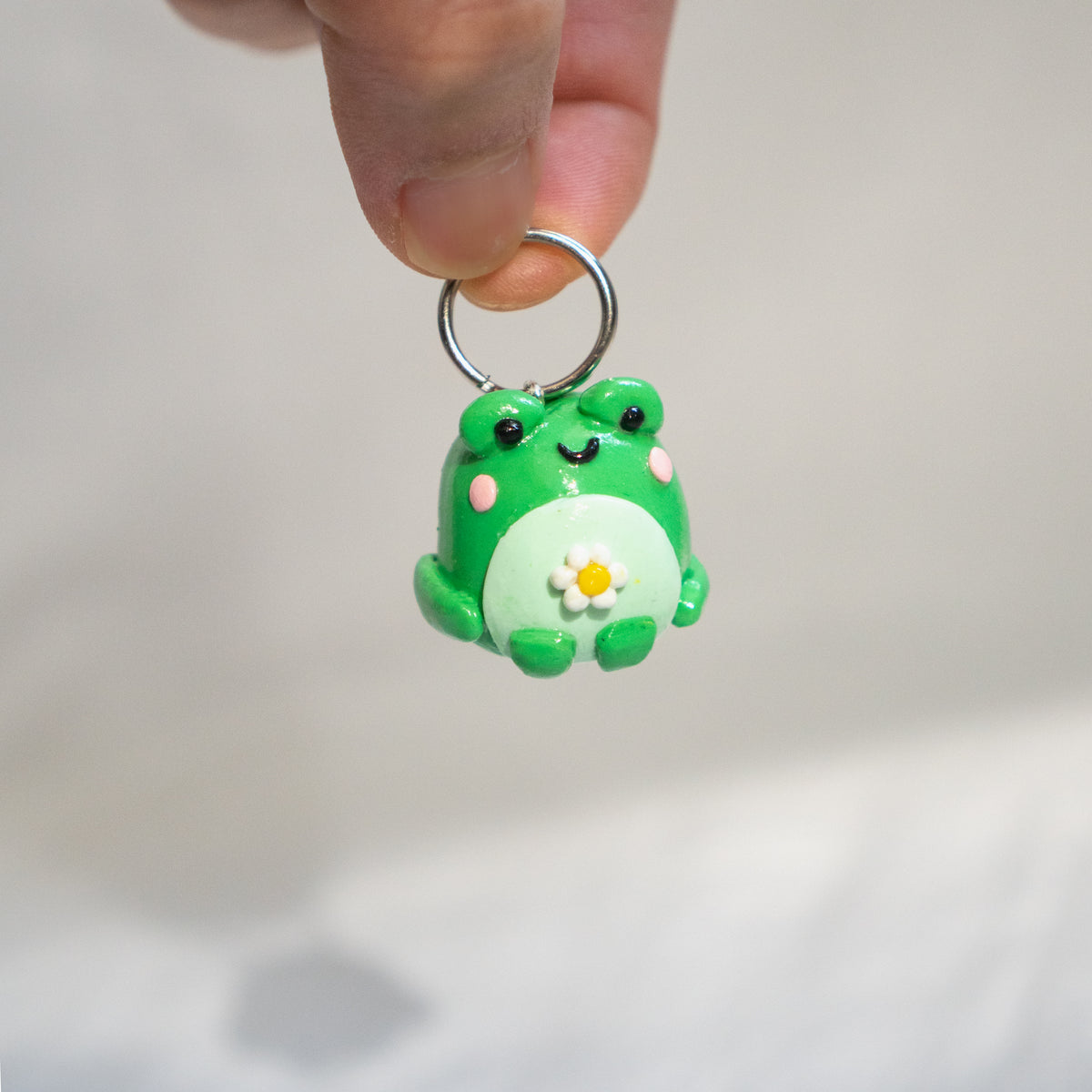 Frog Keychain Clay