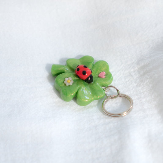 Clover Leaf Keychain