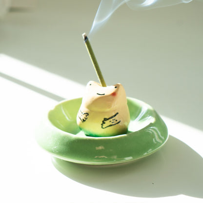 Frog Incense Holder