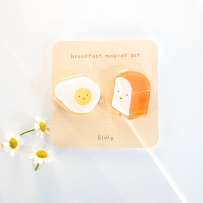 Egg and Toast Magnet Breakfast Set