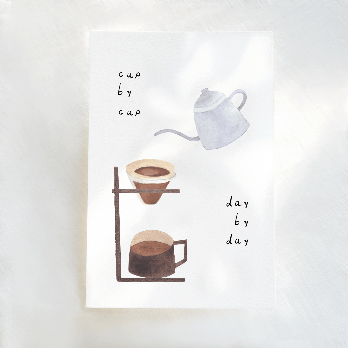 Coffee Card - 'Cup by Cup, Day by Day'