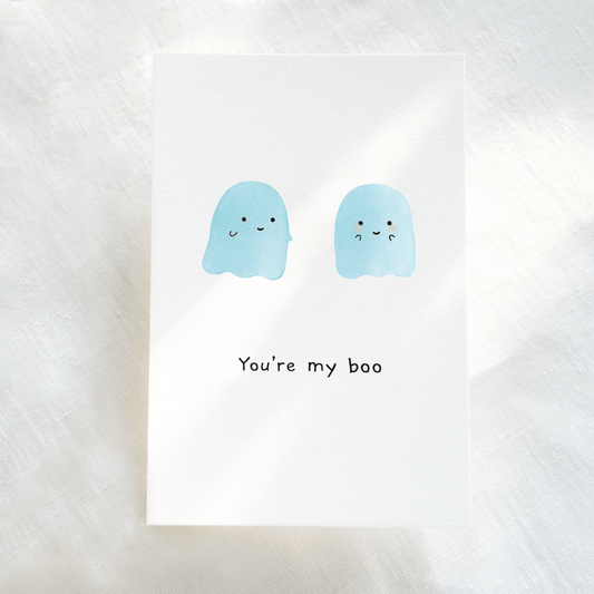 Postcard "You're My Boo" Ghosts