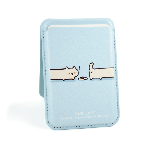 Cute Cat MagSafe Phone Card Holder
