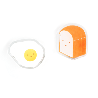 Egg and Toast Magnet Breakfast Set
