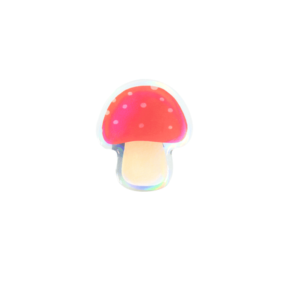 Mushroom Holo Magnet