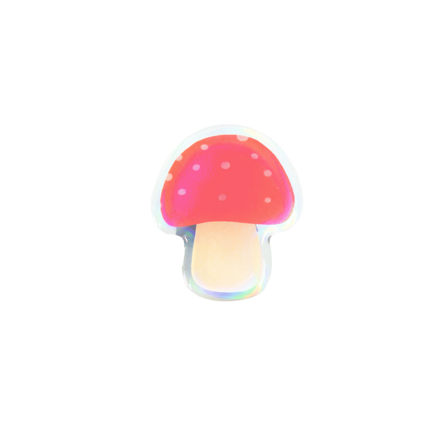 Mushroom Holo Magnet