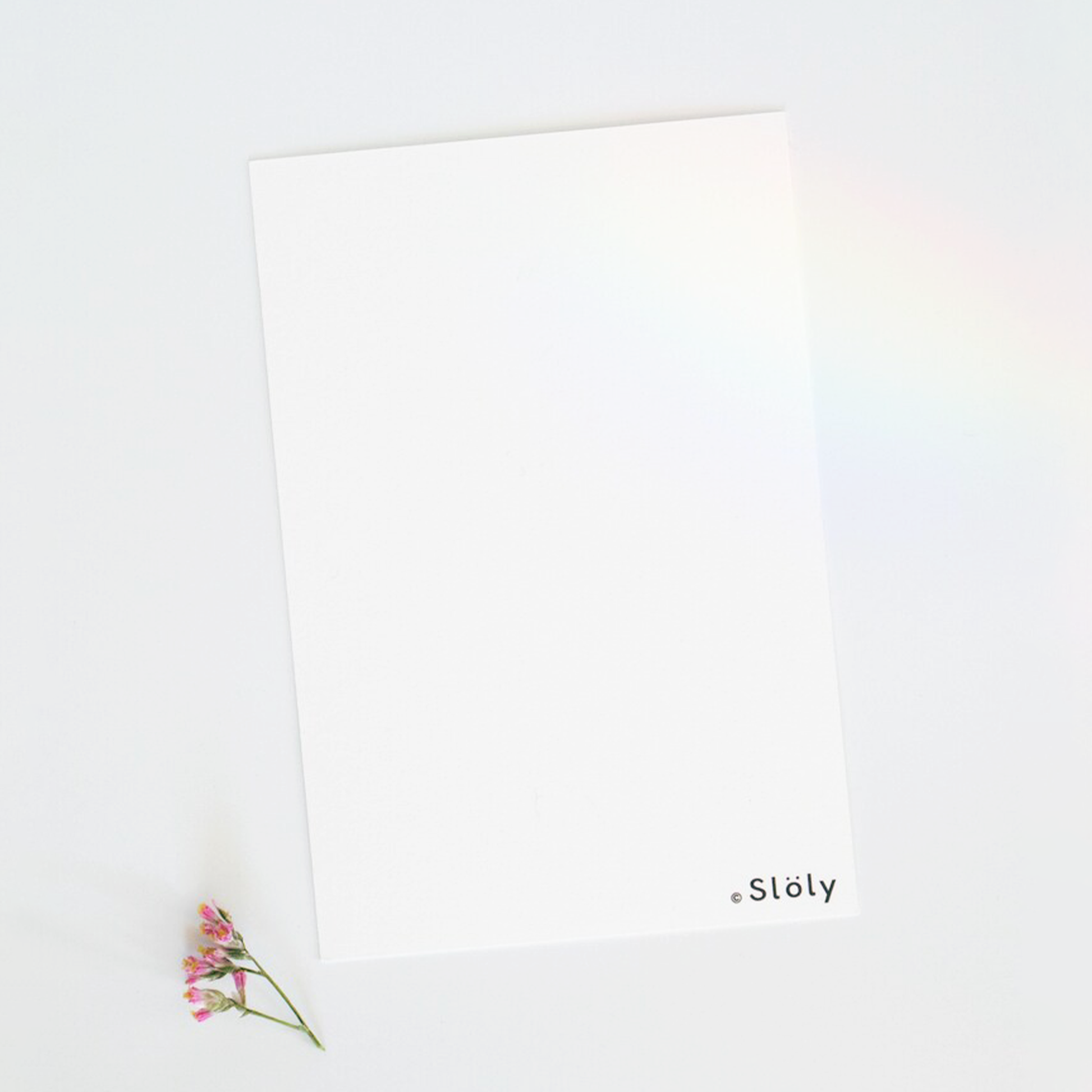 blank postcard back for your personalised message © Slöly - Design by RU如